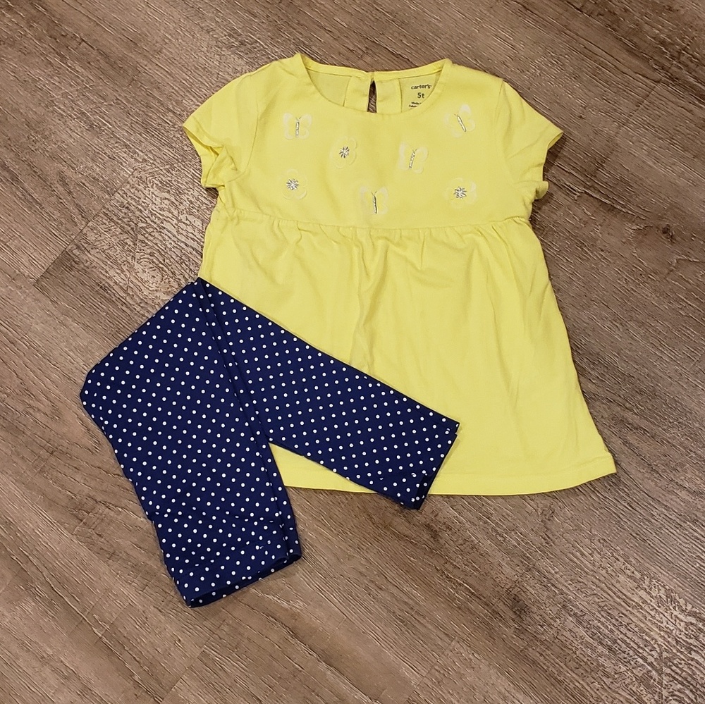 Carter's Girls 2-pc Set.  Size 6